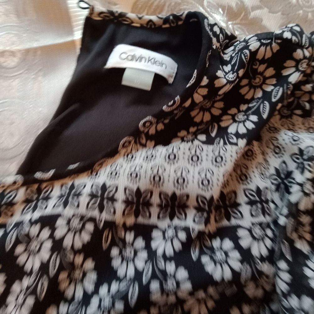 Calvin Klein floral shirt